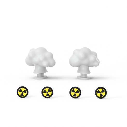 Aletas y Ojos de Nube de Champiñón para Sharkicks Pro