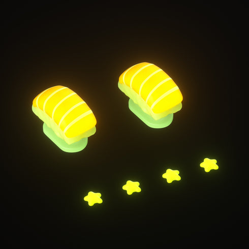 Aletas y Ojos de Sushi para Sharkicks Pro