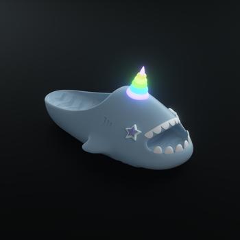 Sharkicks Pro - Unicornio, Ojos de Estrella Azul