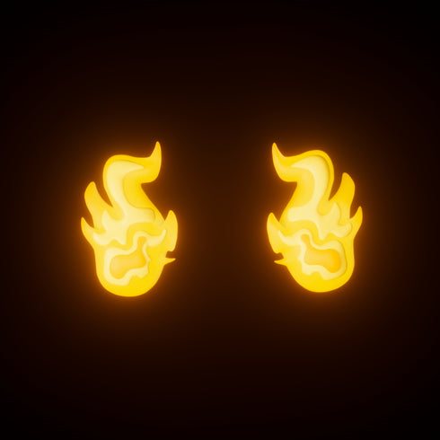 Calavera en Llamas Accesorios para Mr Skully