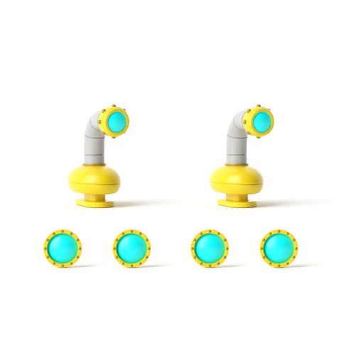 Aletas y Ojos de Submarino para Sharkicks Pro