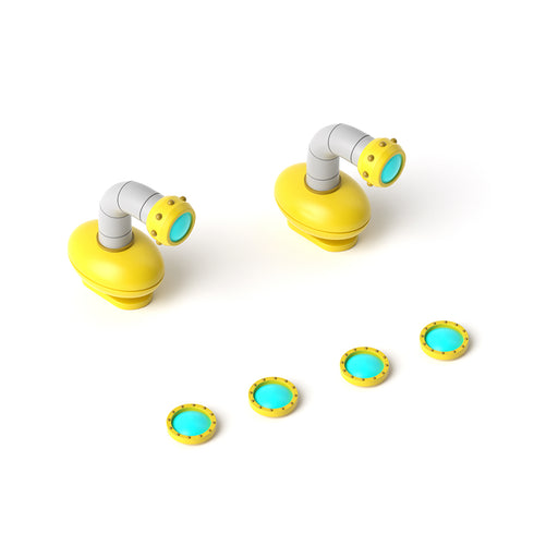 Aletas y Ojos de Submarino para Sharkicks Pro