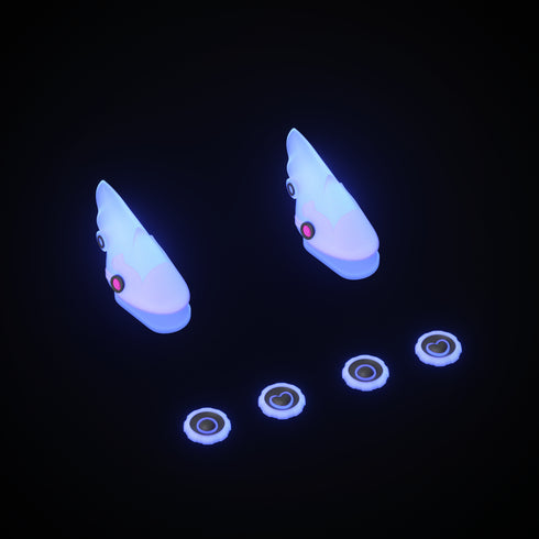 Aletas y Ojos de Cyberpunk para Sharkicks Pro