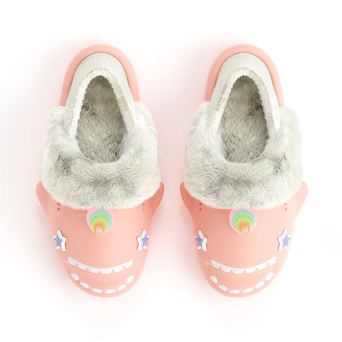 Sharkicks Pro - Invierno, Unicornio, Ojos de Estrella Azul, Talón Cubierto