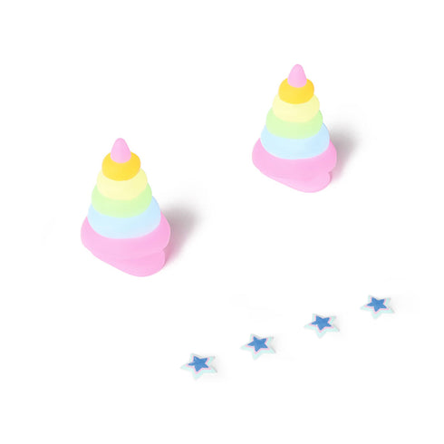 Aletas de Unicornio y Ojos de Estrella Azul para Sharkicks Pro