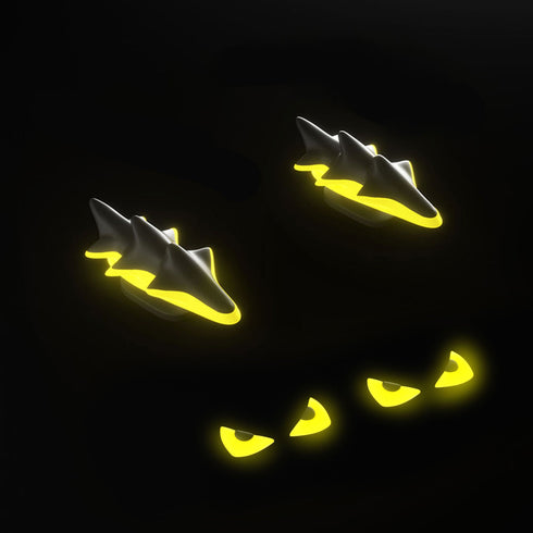 Aletas y Ojos de Feroz Dragón Relámpago para Sharkicks Pro