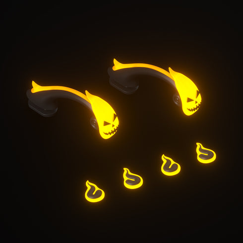 Aletas y Ojos de Centelleo de Calabaza para Sharkicks Pro
