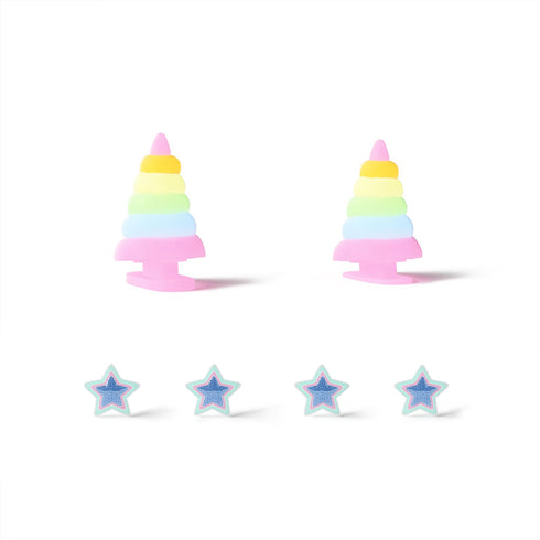 Aletas de Unicornio y Ojos de Estrella Azul para Sharkicks Pro