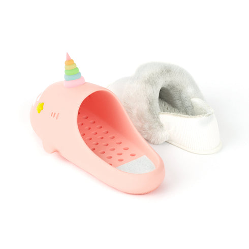 Sharkicks Pro - Invierno, Unicornio, Ojos de Estrella, Talón Cubierto