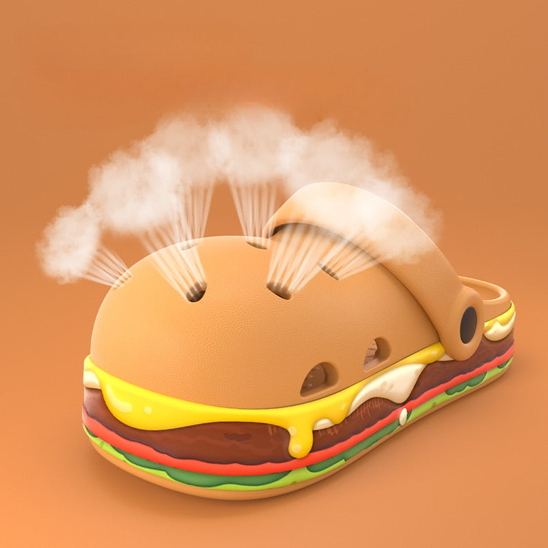 Burger Clogs: Zapatillas Divertidas e Inspiradas en la Comida para la ...